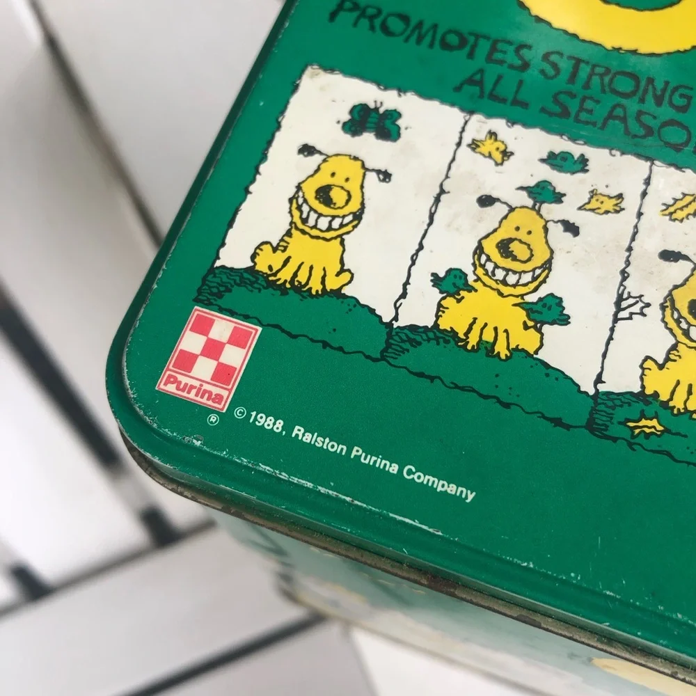 Vintage BONZ Tin Canister 1988